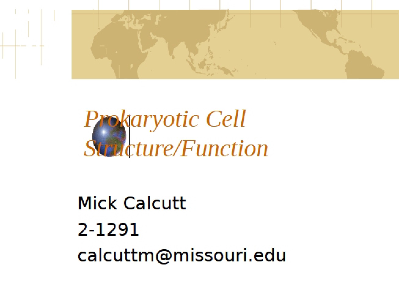 Function and Structure of Cells (2014)