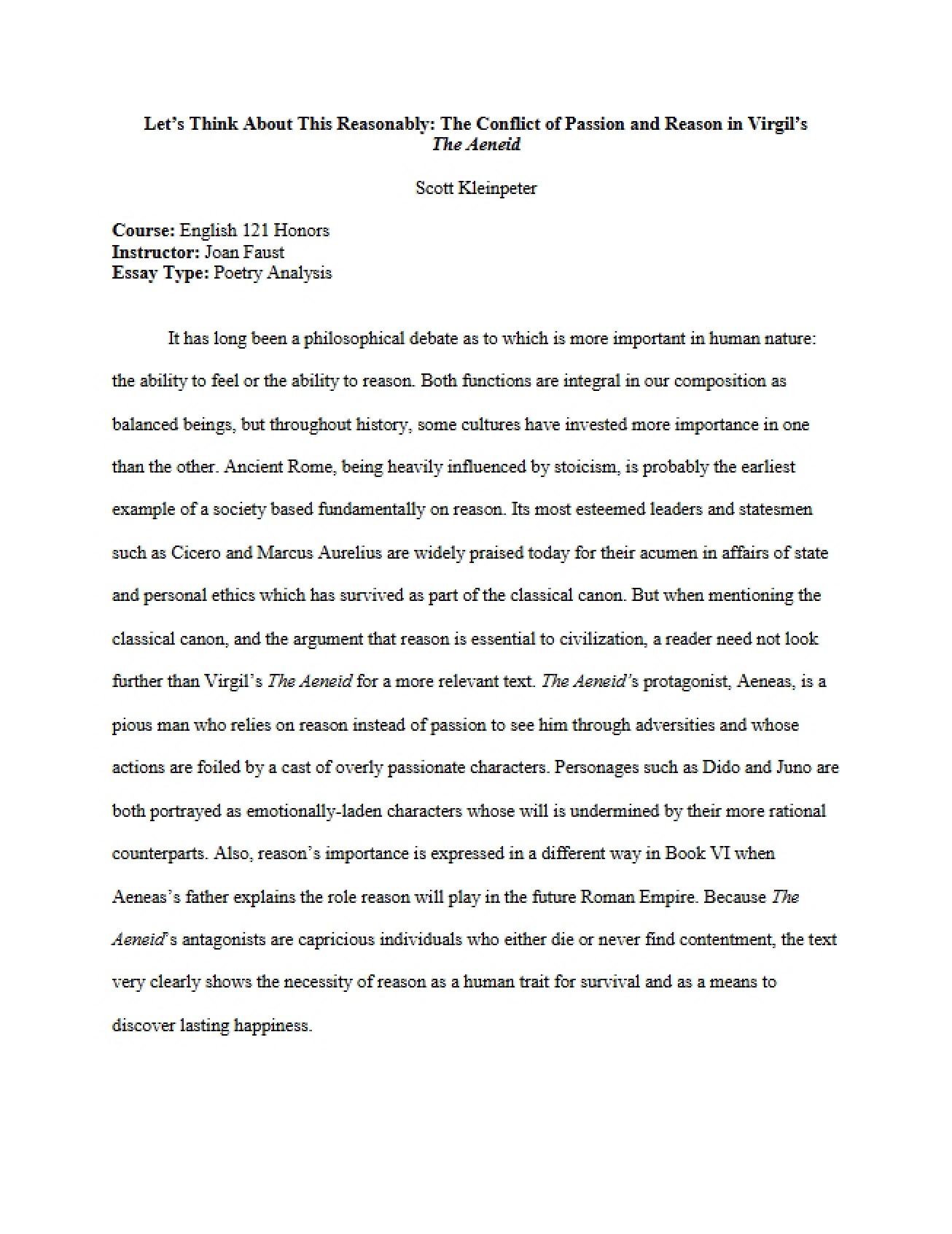 Study Notes for a Second-Semester English Course