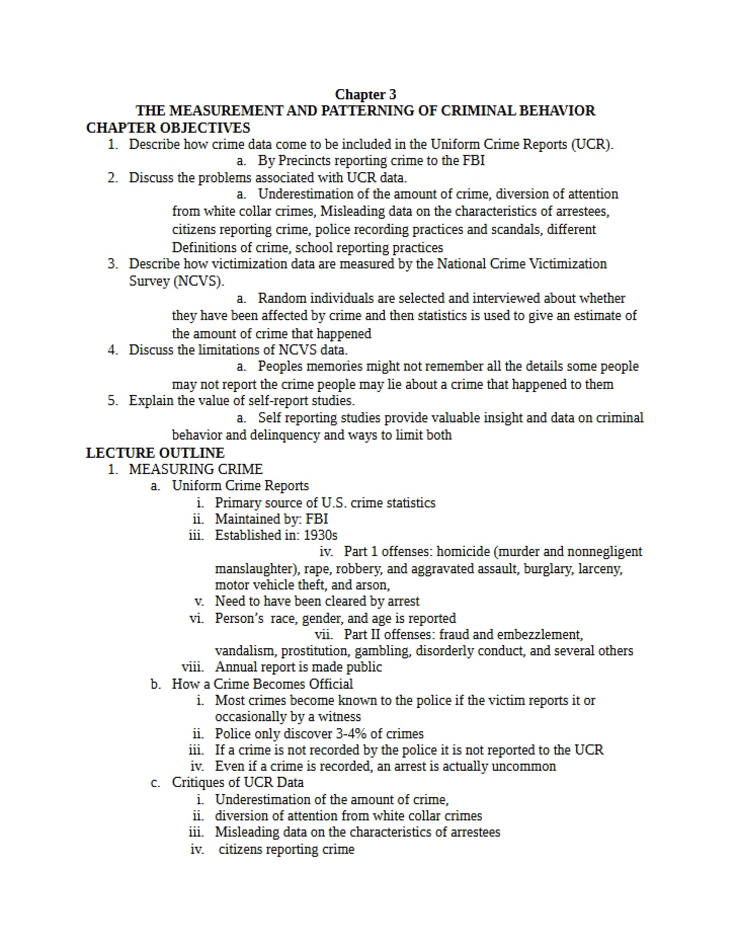Guide for Reading Ch 3