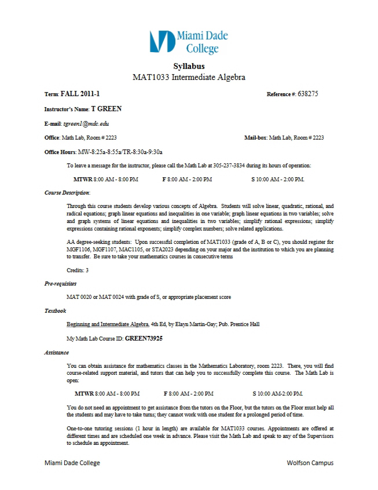 Intermediate Algebra Syllabus (3)