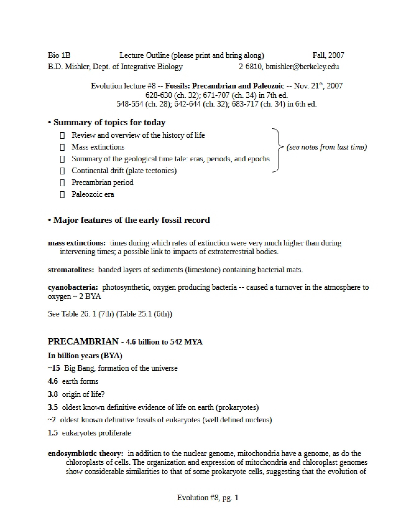 Topic Notes