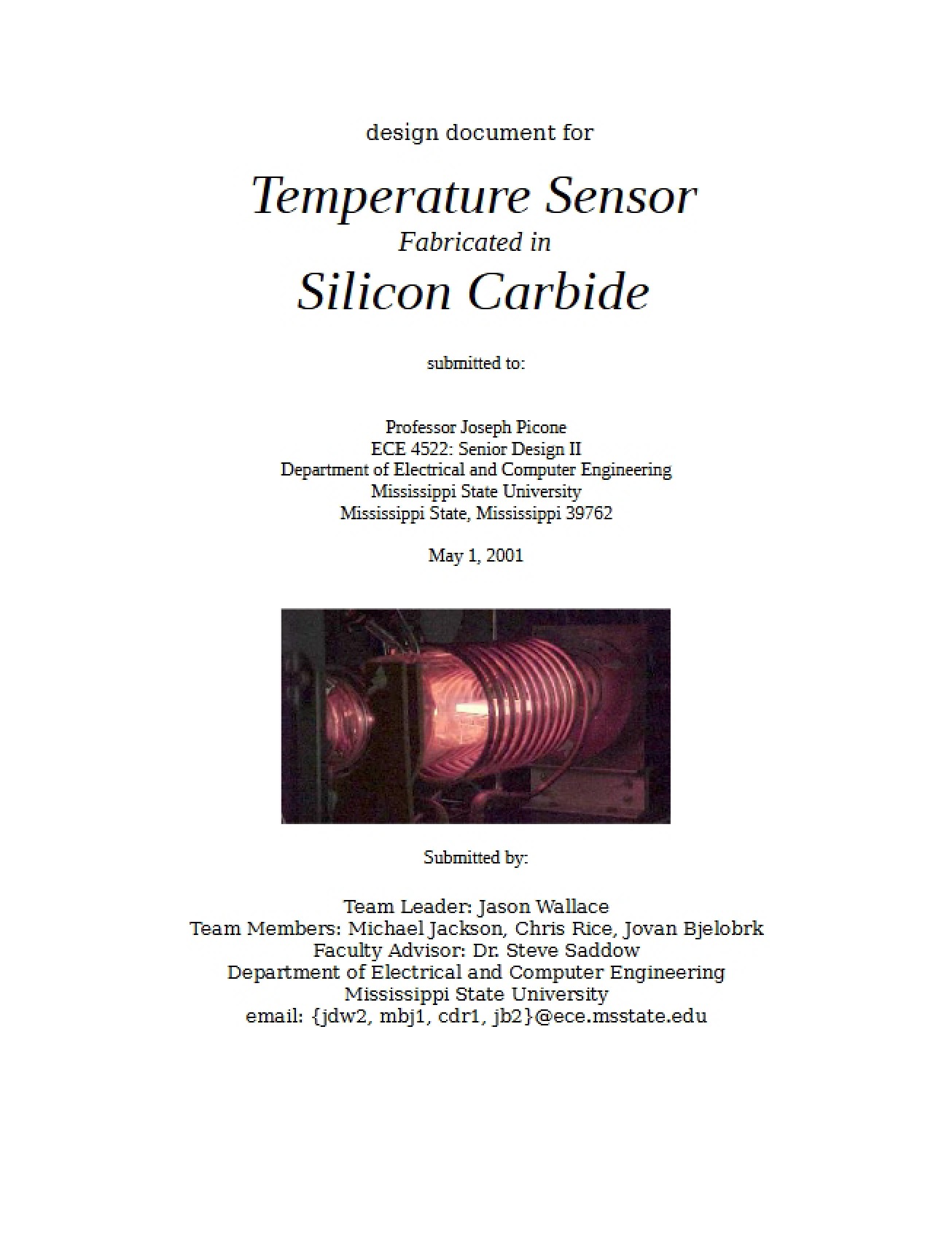 Sensor for Temperature
