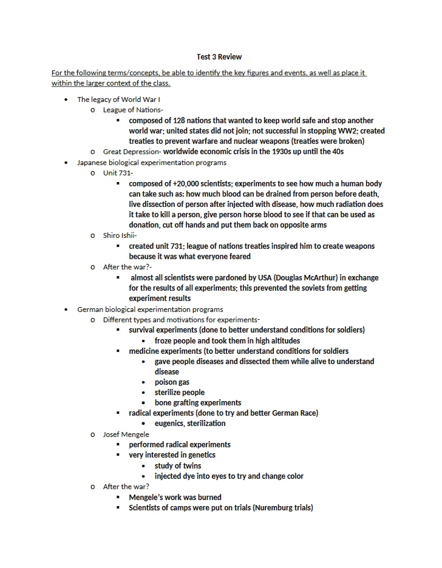 Third Assessment Overview