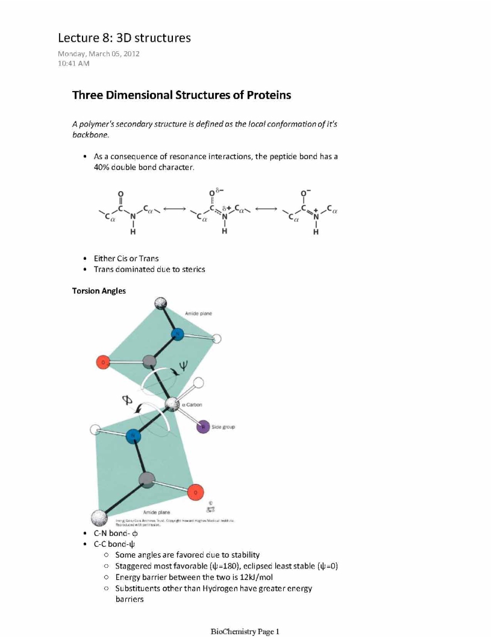 Notes on CHEM 471