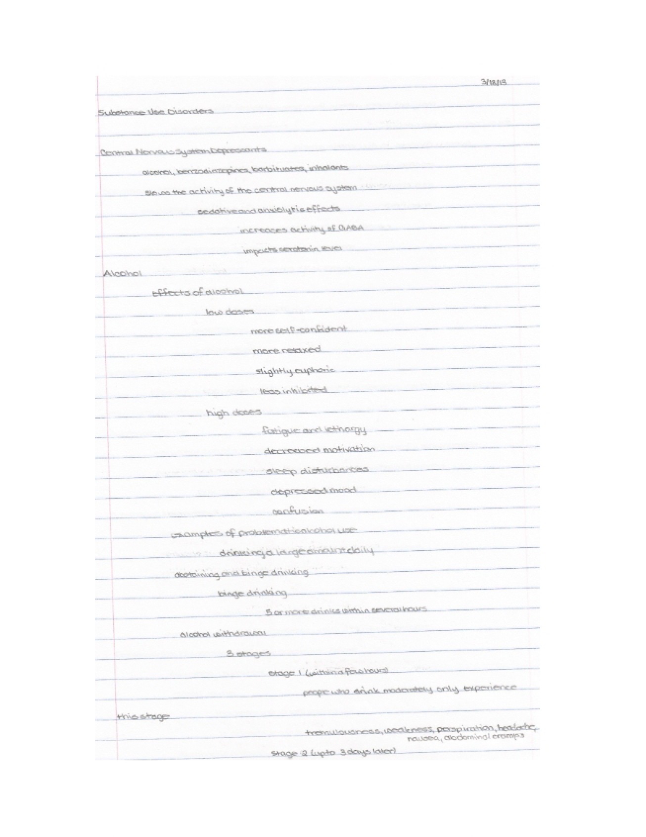 Abnormal Psychology Class Notes