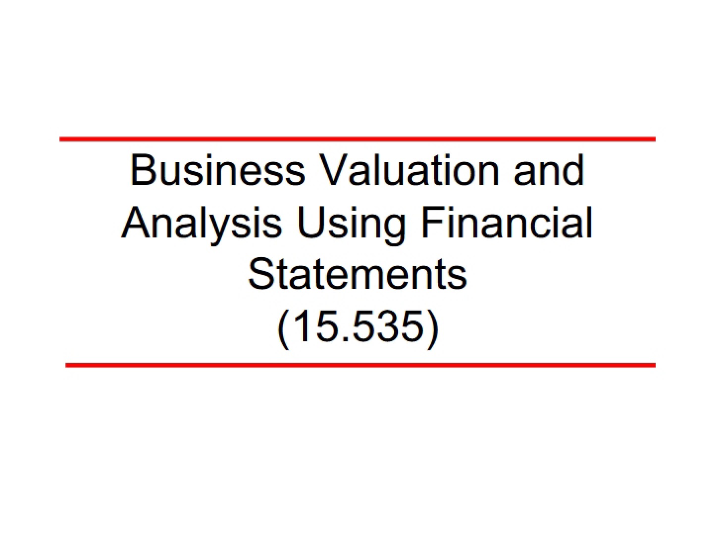 Valuation of Employee Stock Options