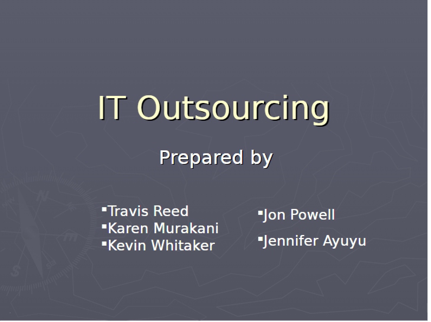 Outsourcing IT
