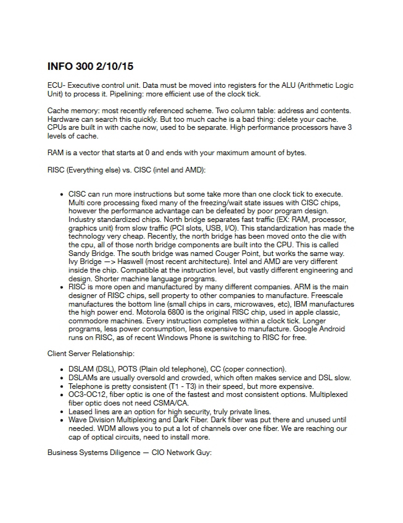 INFO 300 Feb 10