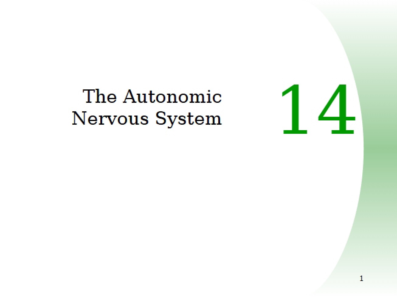 Autonomic Nervous System Overview