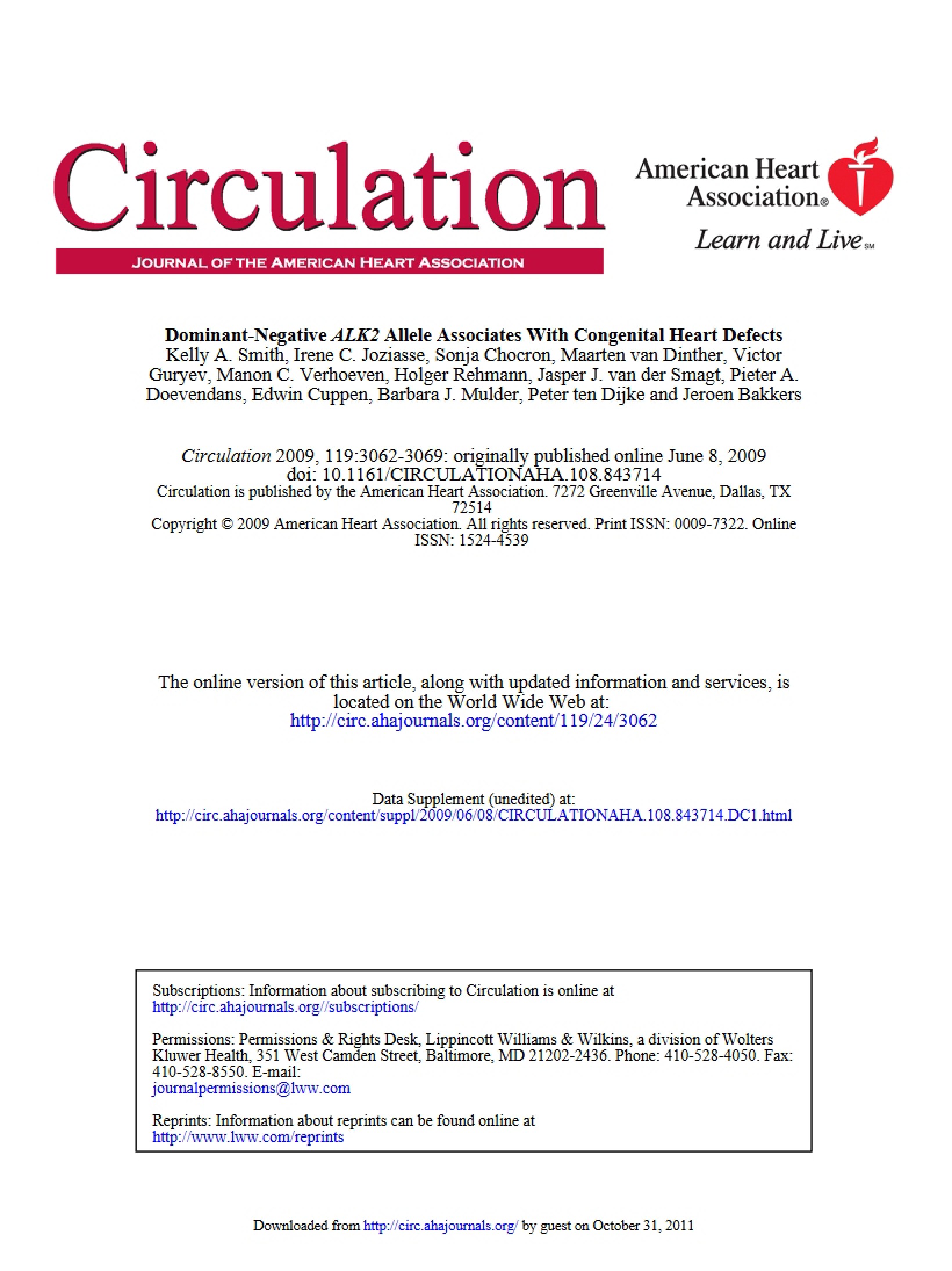 Circulatory System