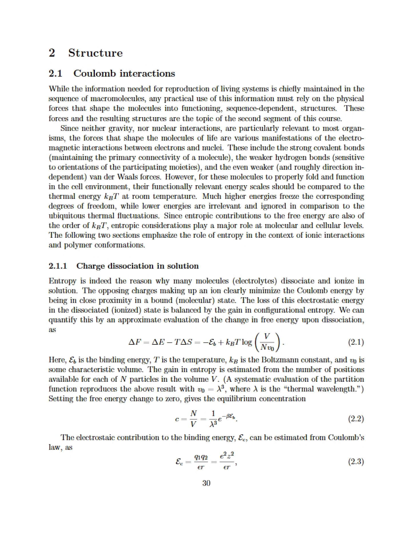 Class Handouts
