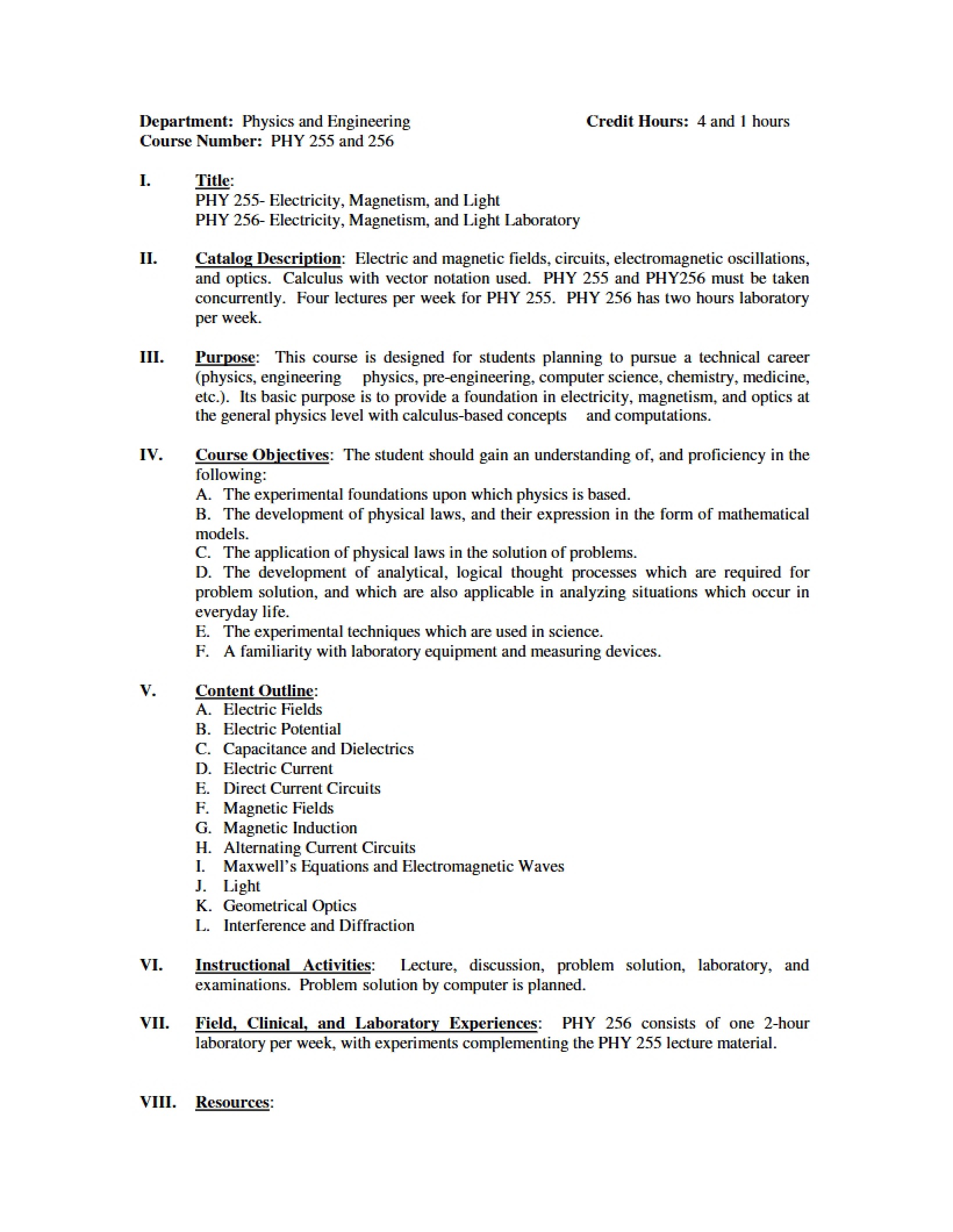 Syllabus