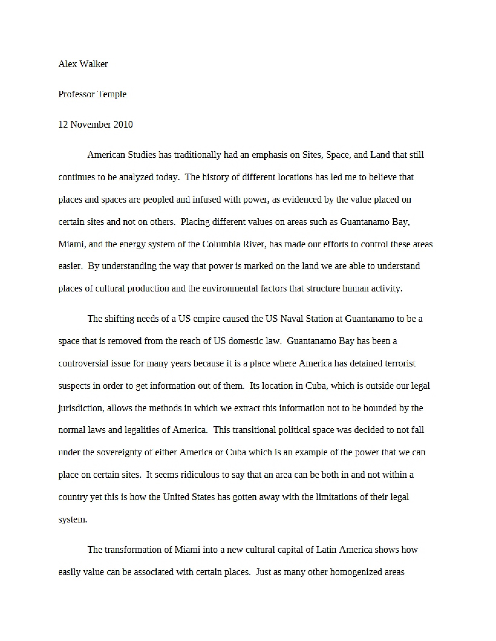 Essay Draft