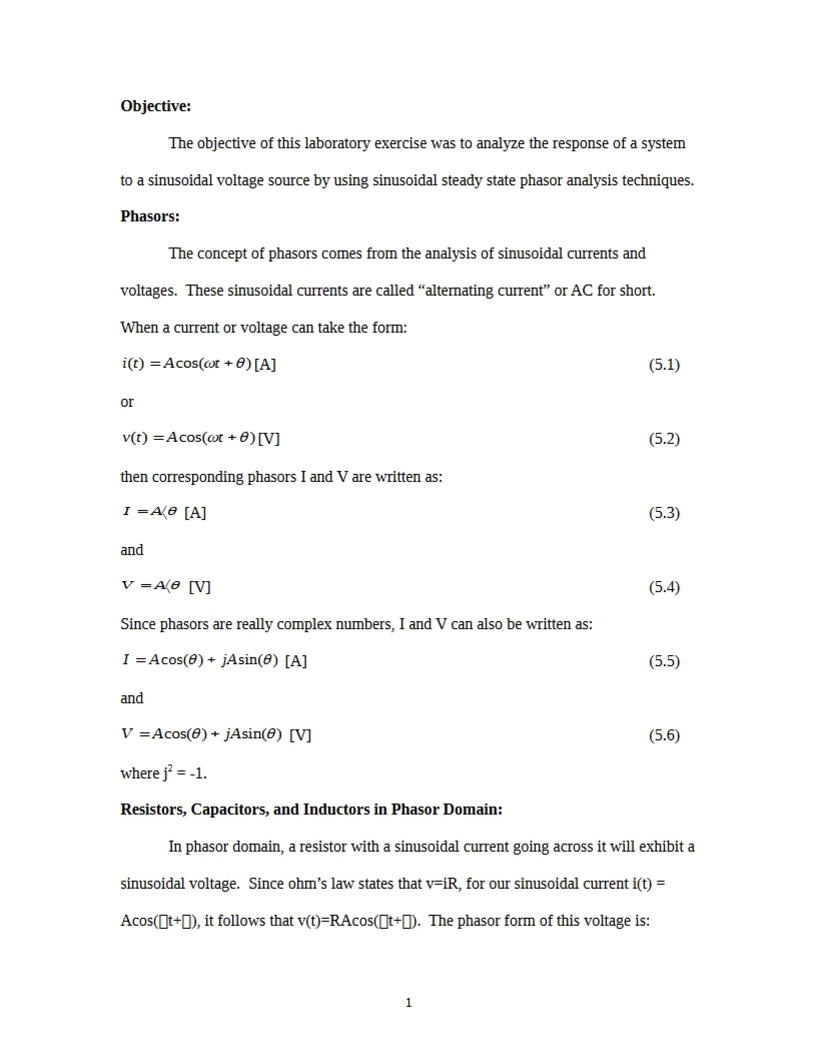 Circuit Analysis Lecture Notes