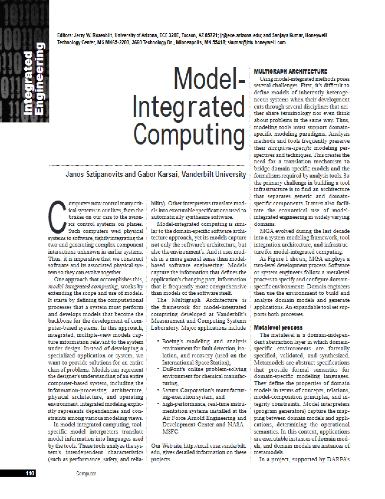 Computing Integrated by Mode