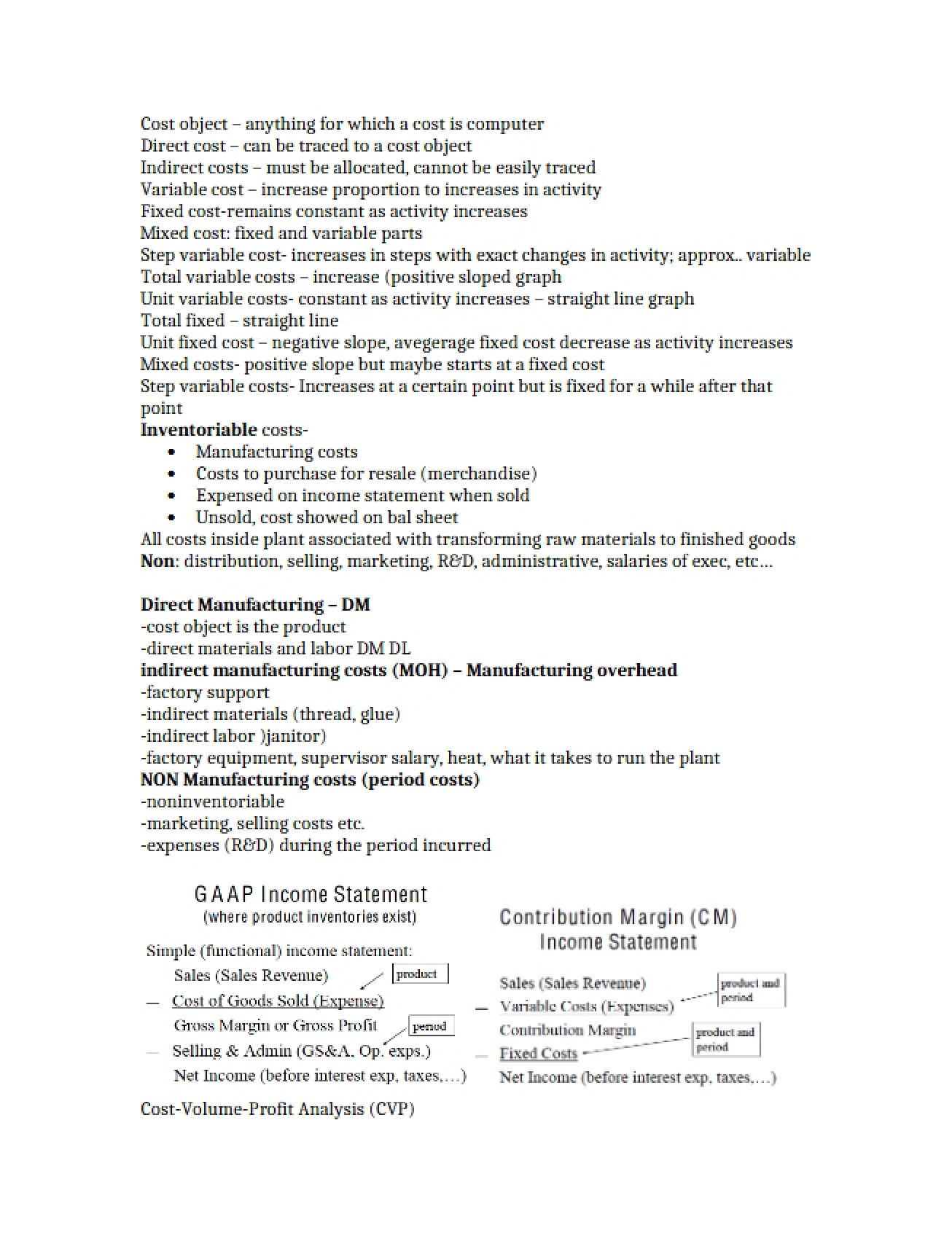 Class Notes