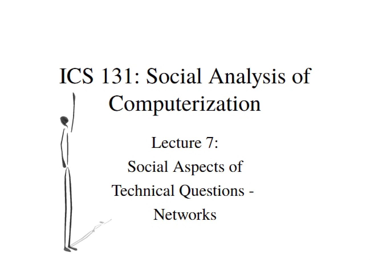 Investigating Social Aspects of Computing