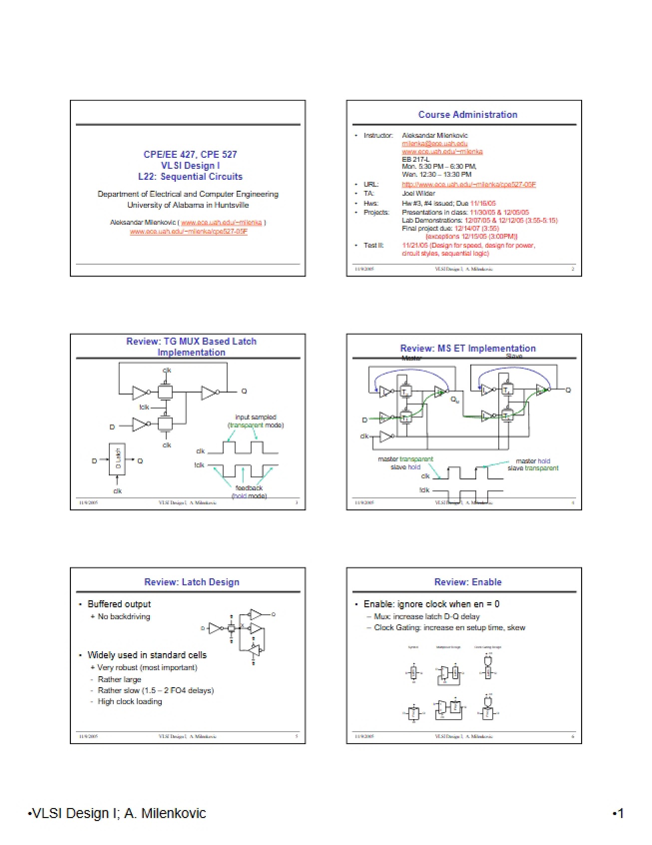 Sequential Logic Design