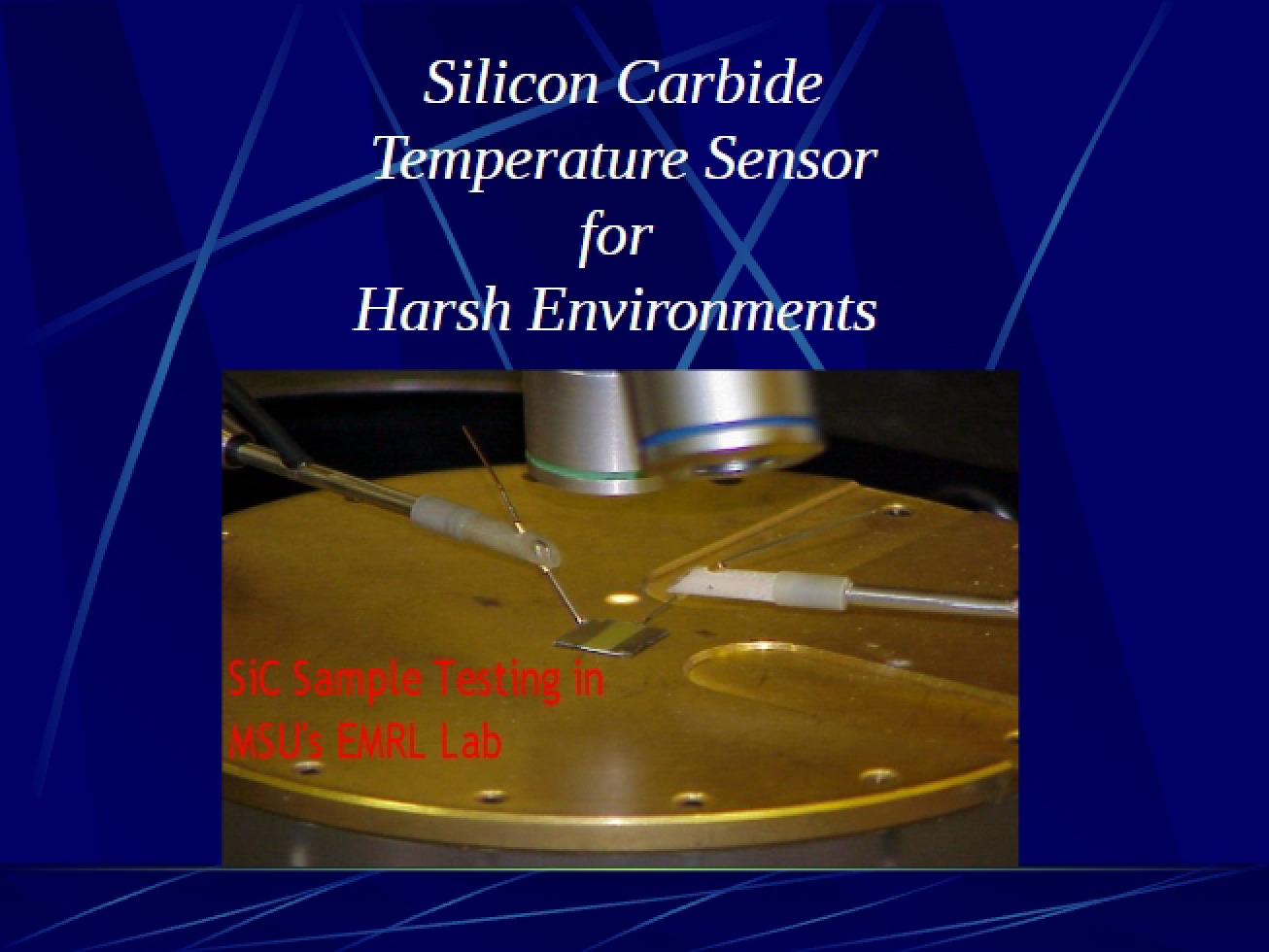 SiC Sensor for Temperature in Harsh Environments