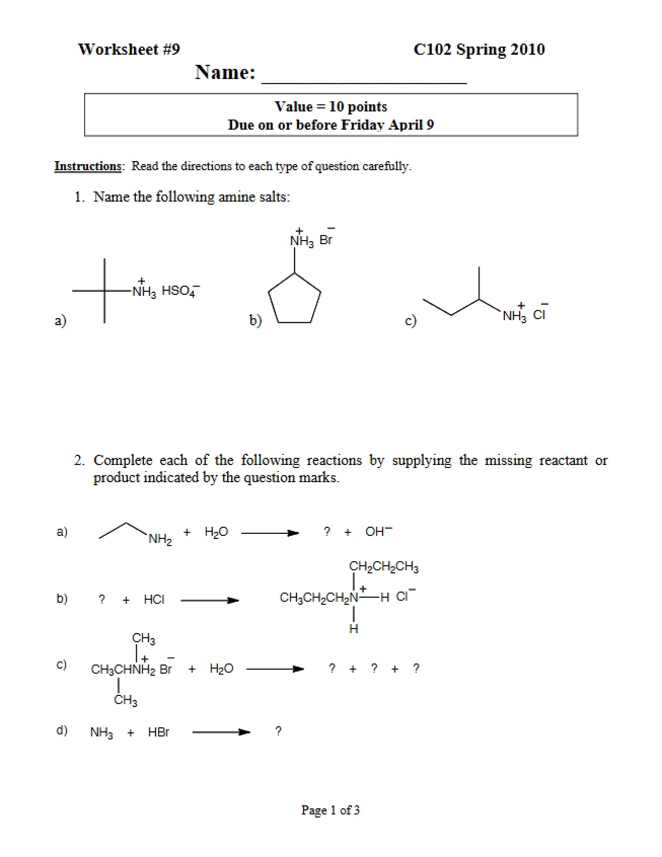 Preparation Notes