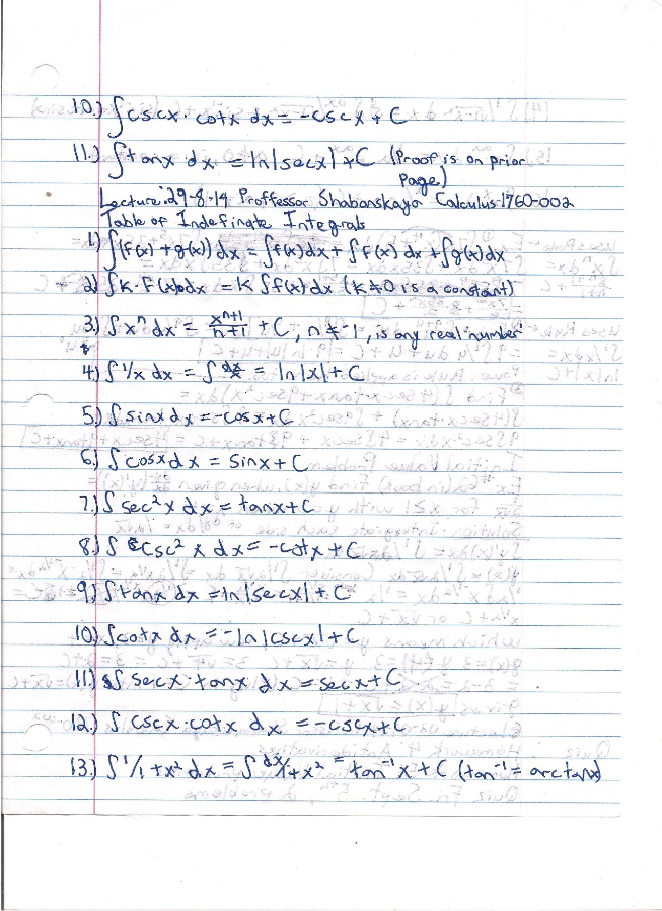 Calculus for Life Sciences II Course Notes (Set 3)