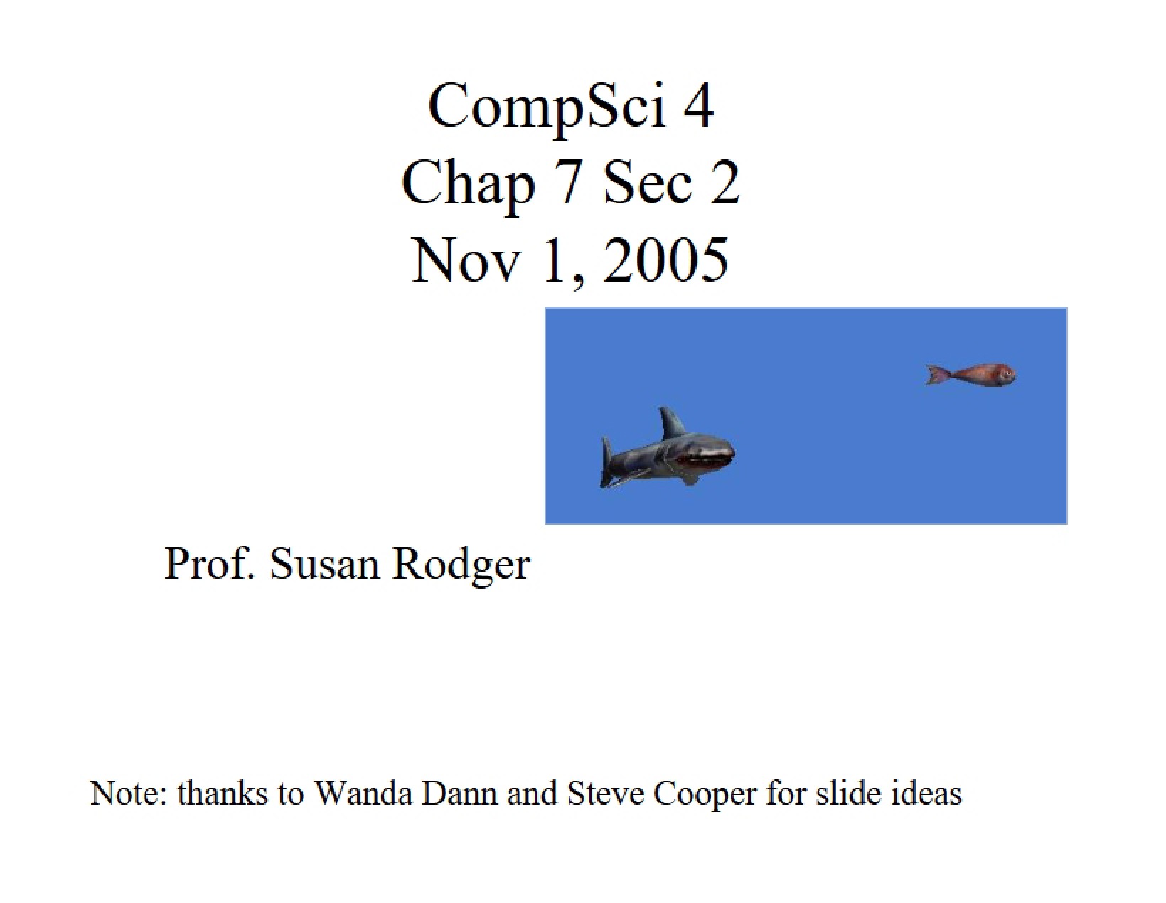 Chapter Seven, Section Two