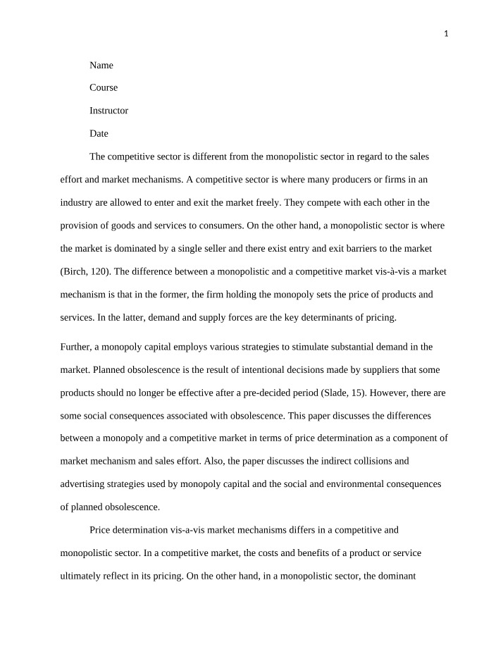 HIST 116A Essay 2 Outline