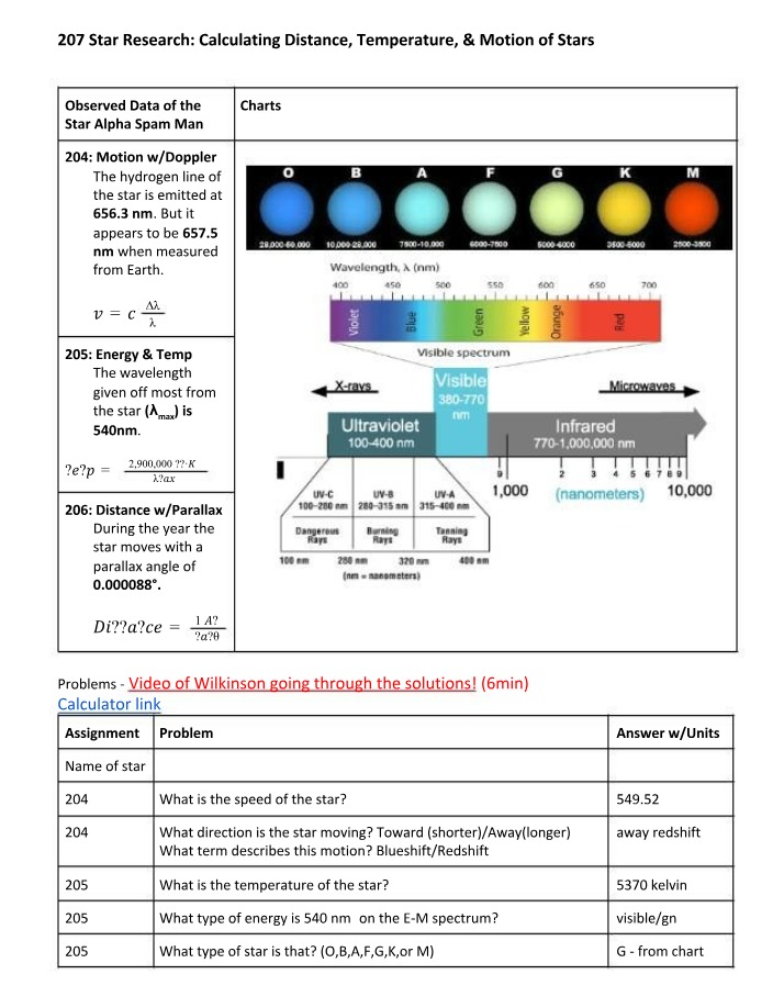Calculus 175 - Star Research 207