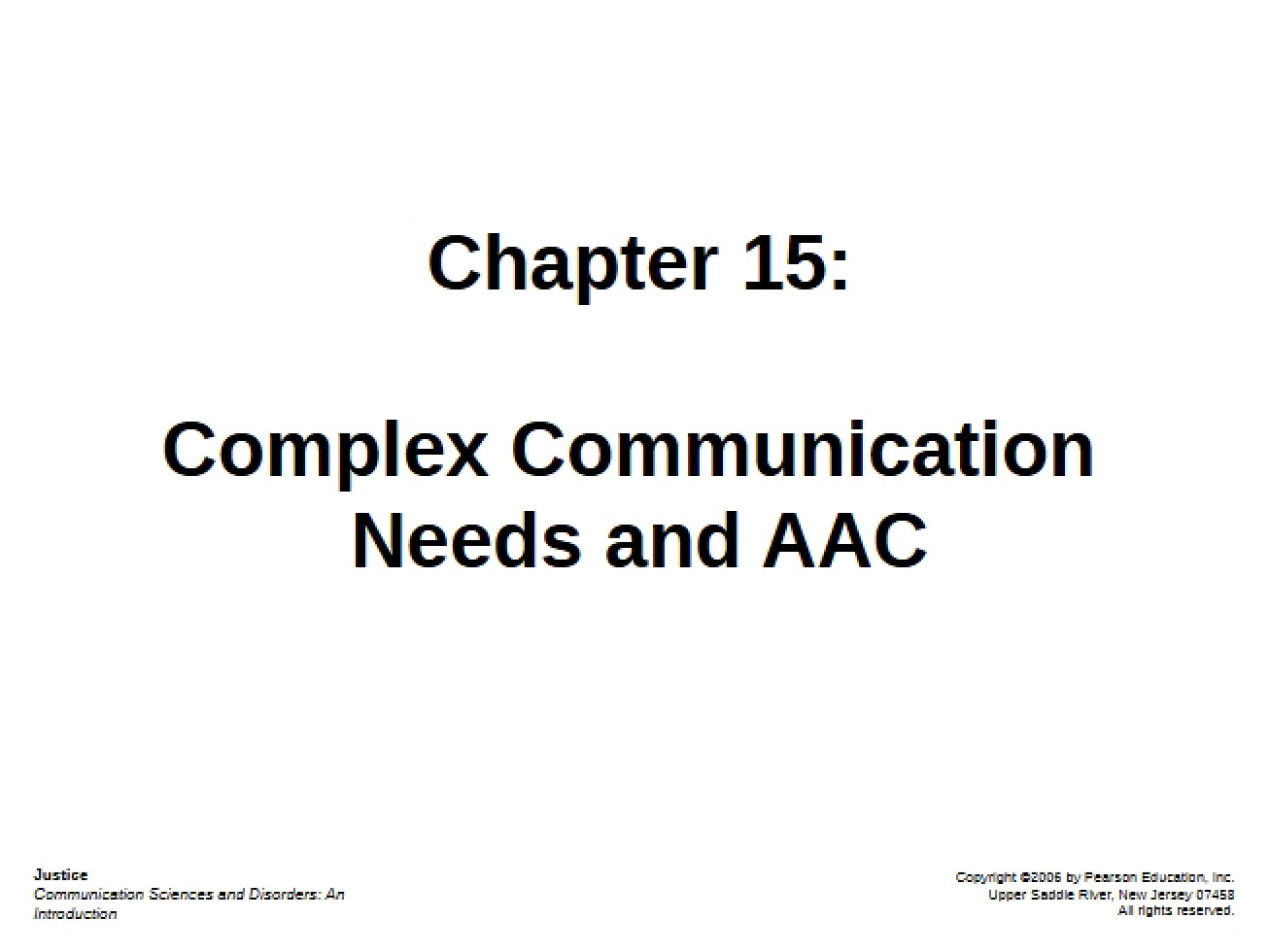 Introduction to the Concept of Complex Communication