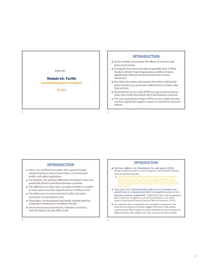 Slides for Module 6A