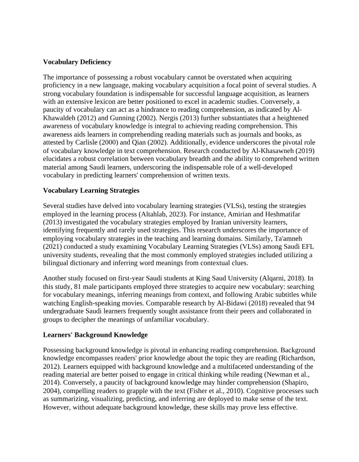 Vocabulary Acquisition - Key Strategies for Language