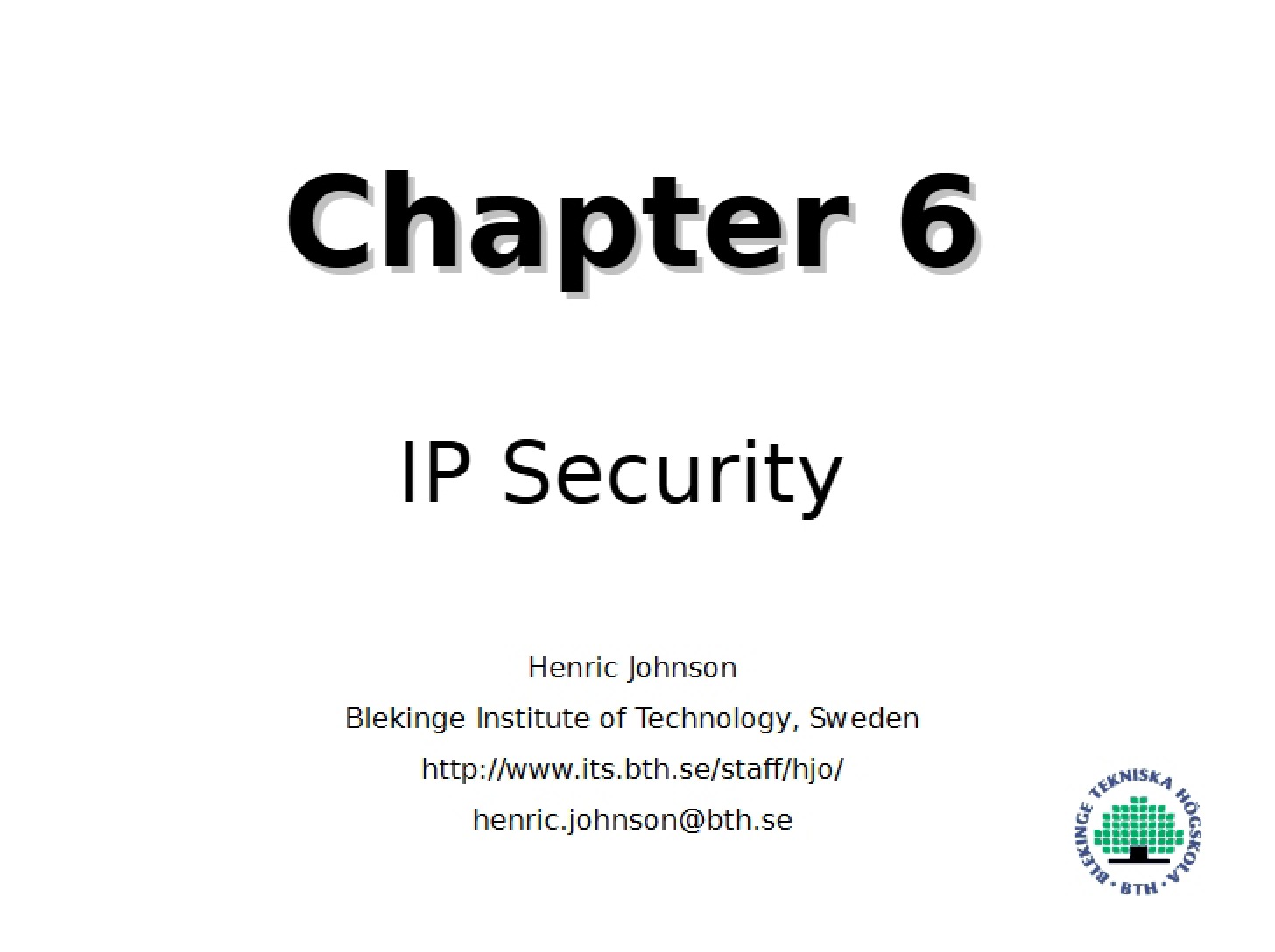 Security of IP