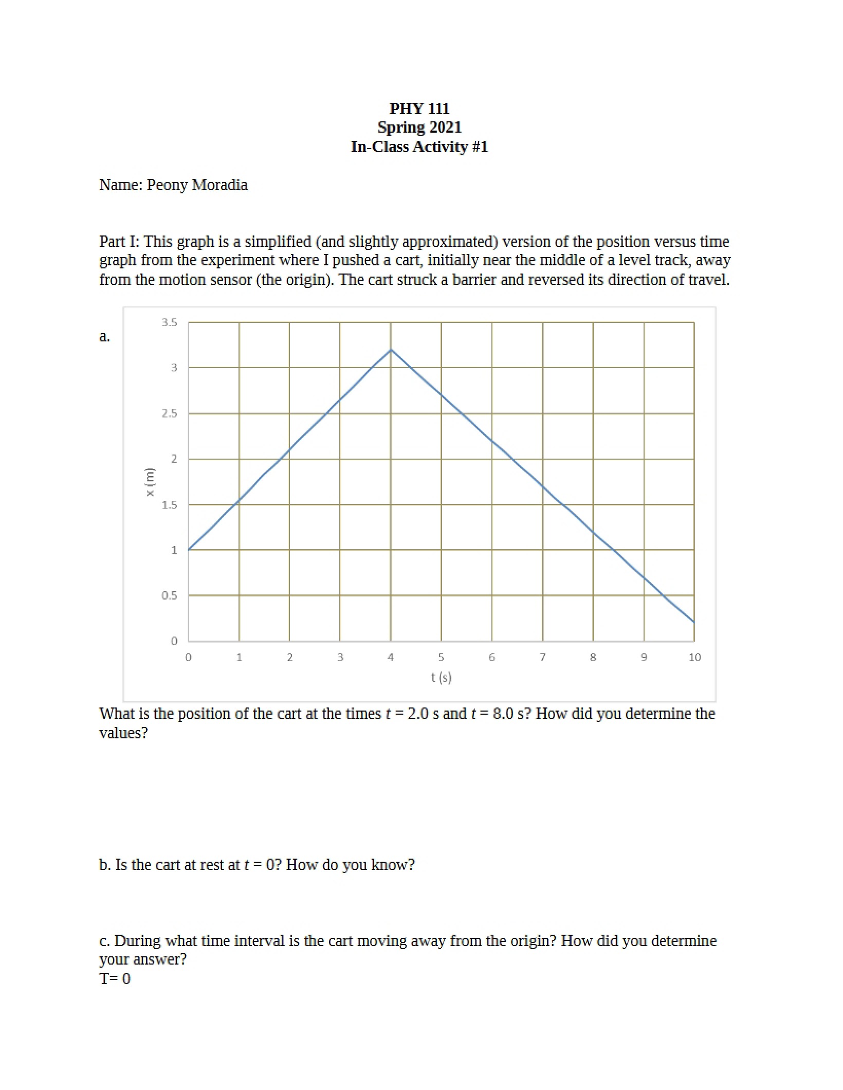 Activity One (In-Class)