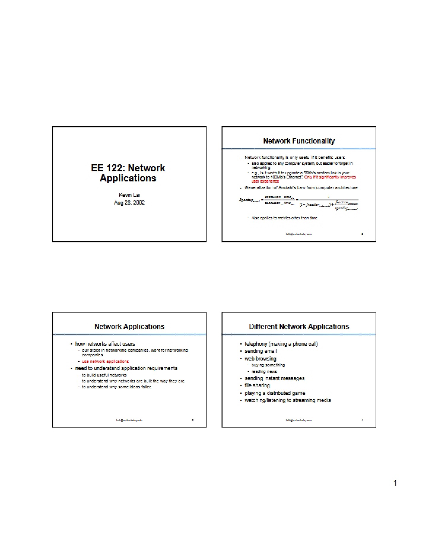 Session Notes