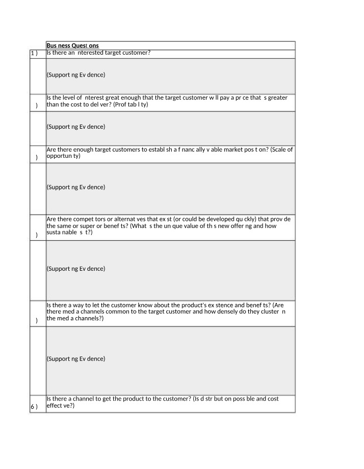 Week 4 Case Prep Matrix