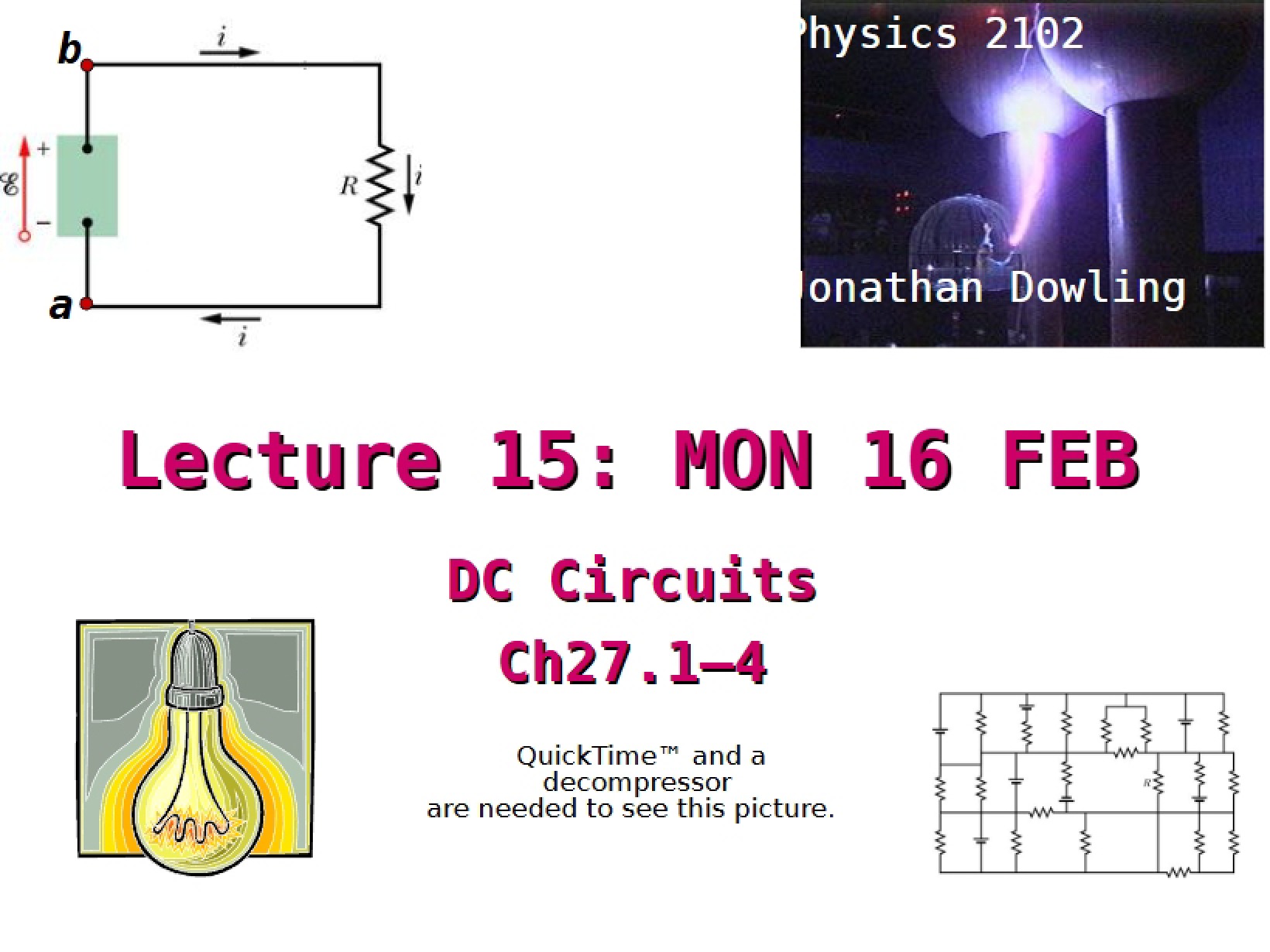 Direct Current Circuits