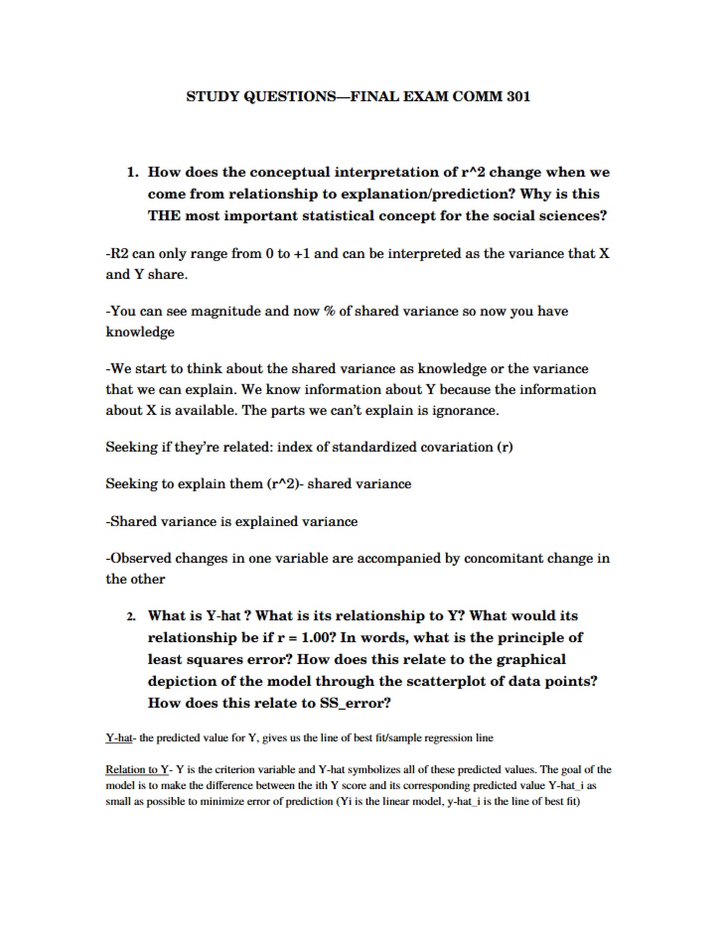 Final Examination