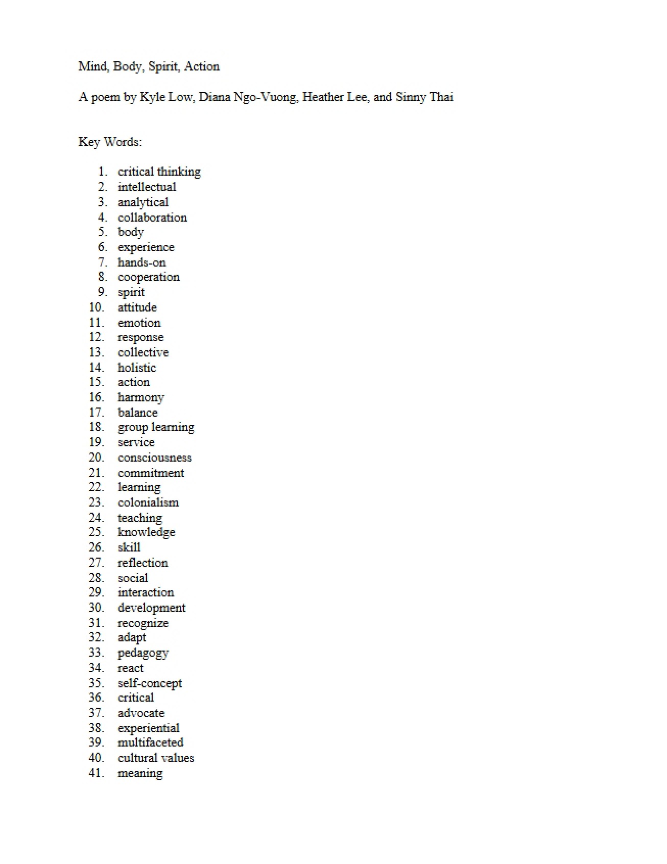 Seventh Homework by KDHS