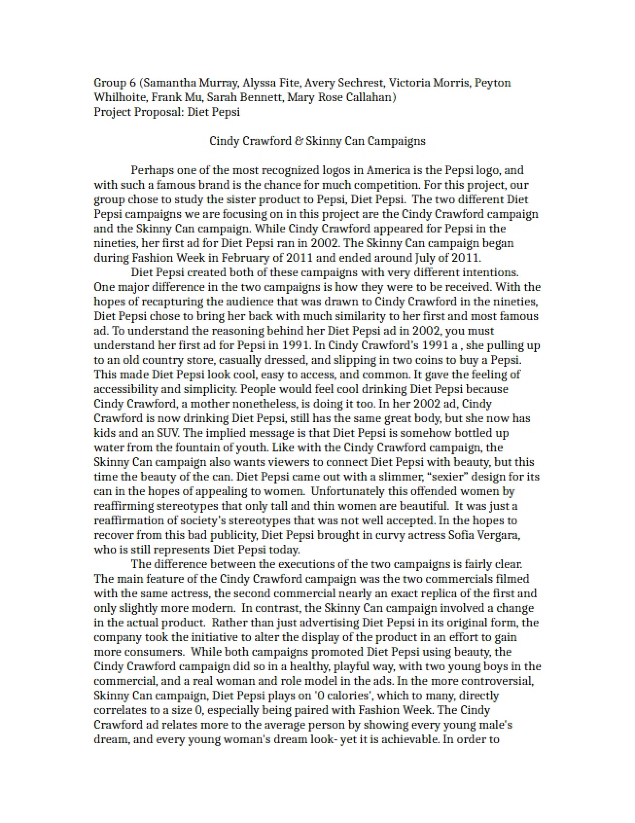 Group 6 Proposal