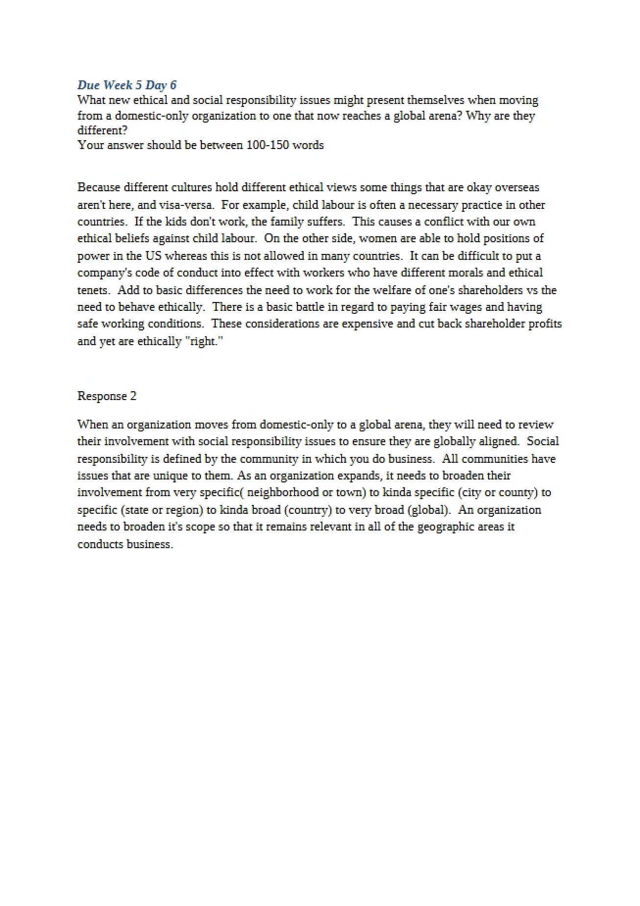 Research Essay