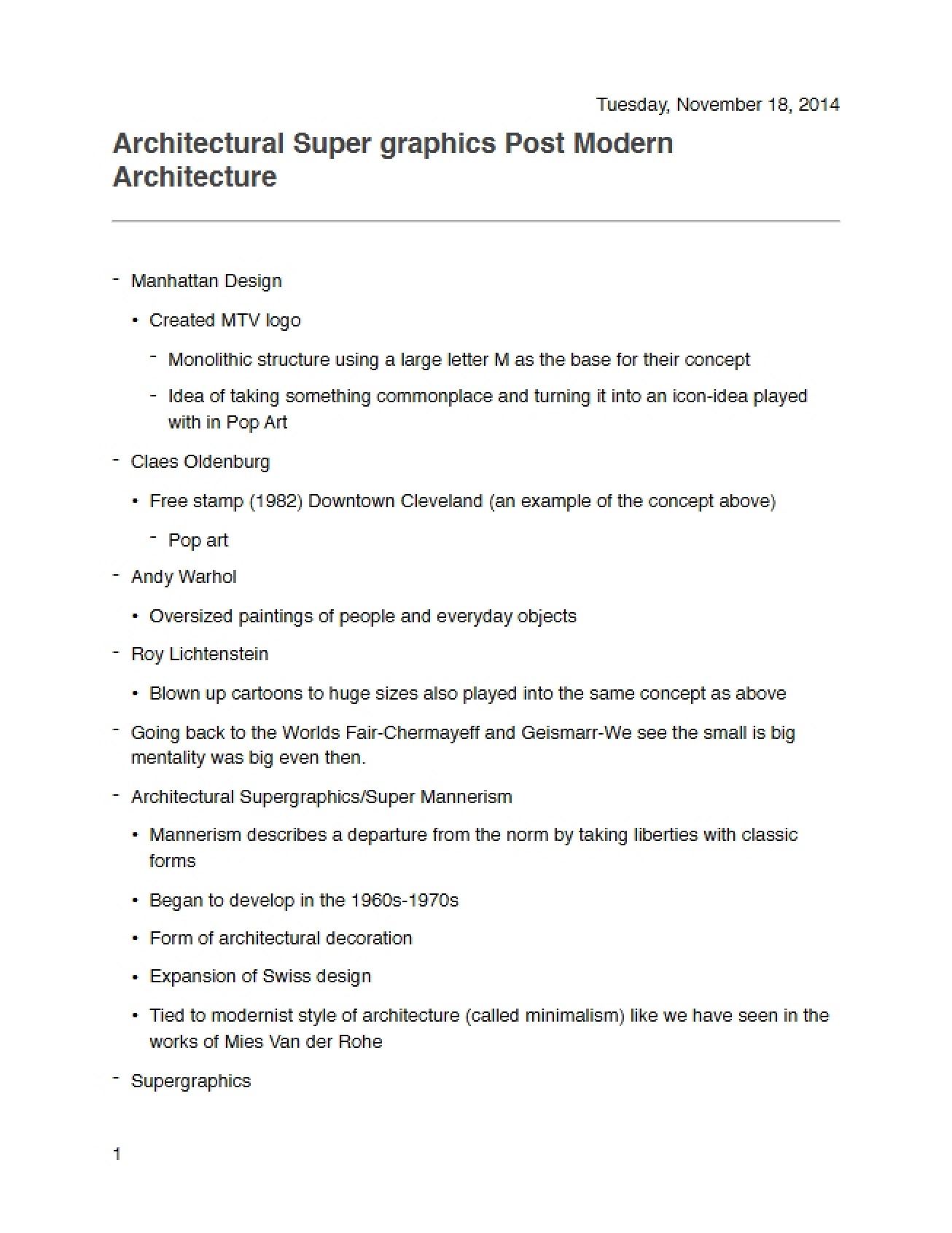 Architectural Supergraphics
