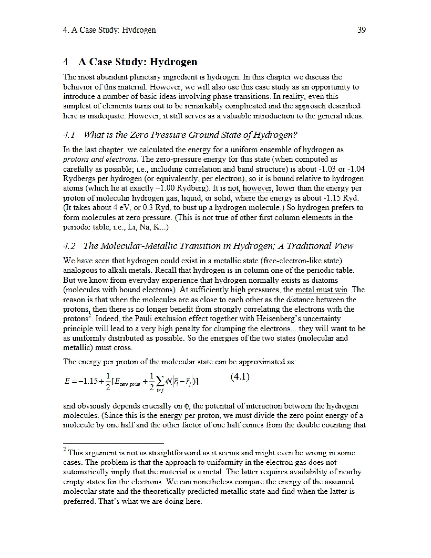 Hydrogen Case Study