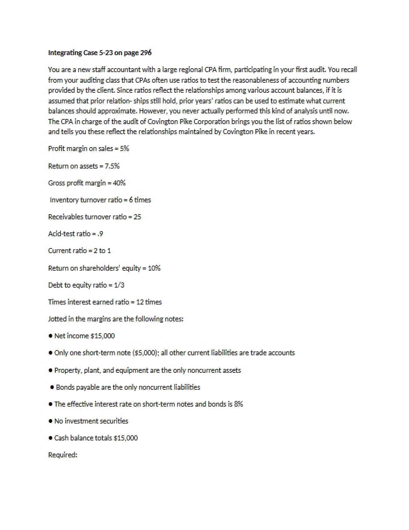 Case 5-23 (Integrating)