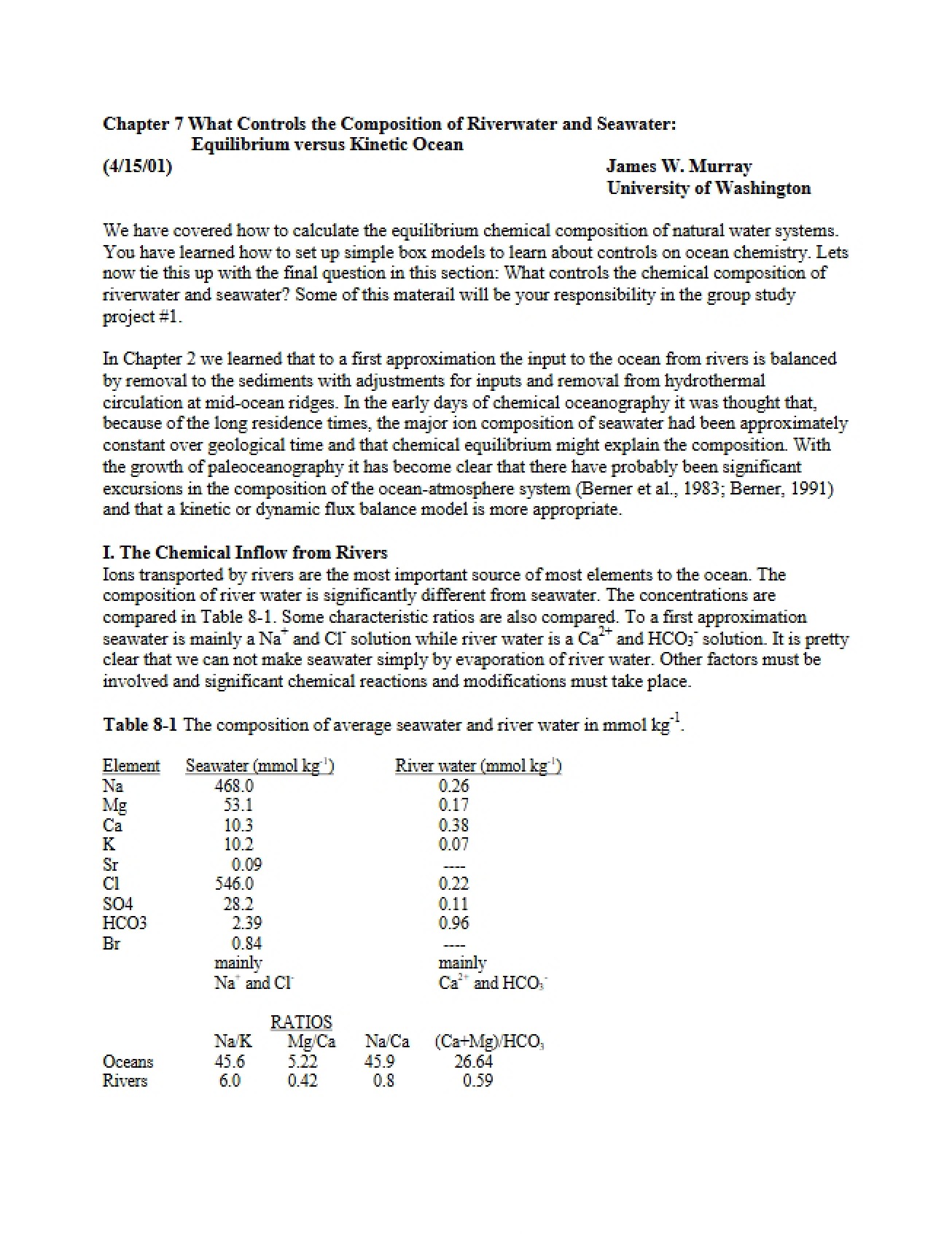 Notes from Class - OCEAN 421