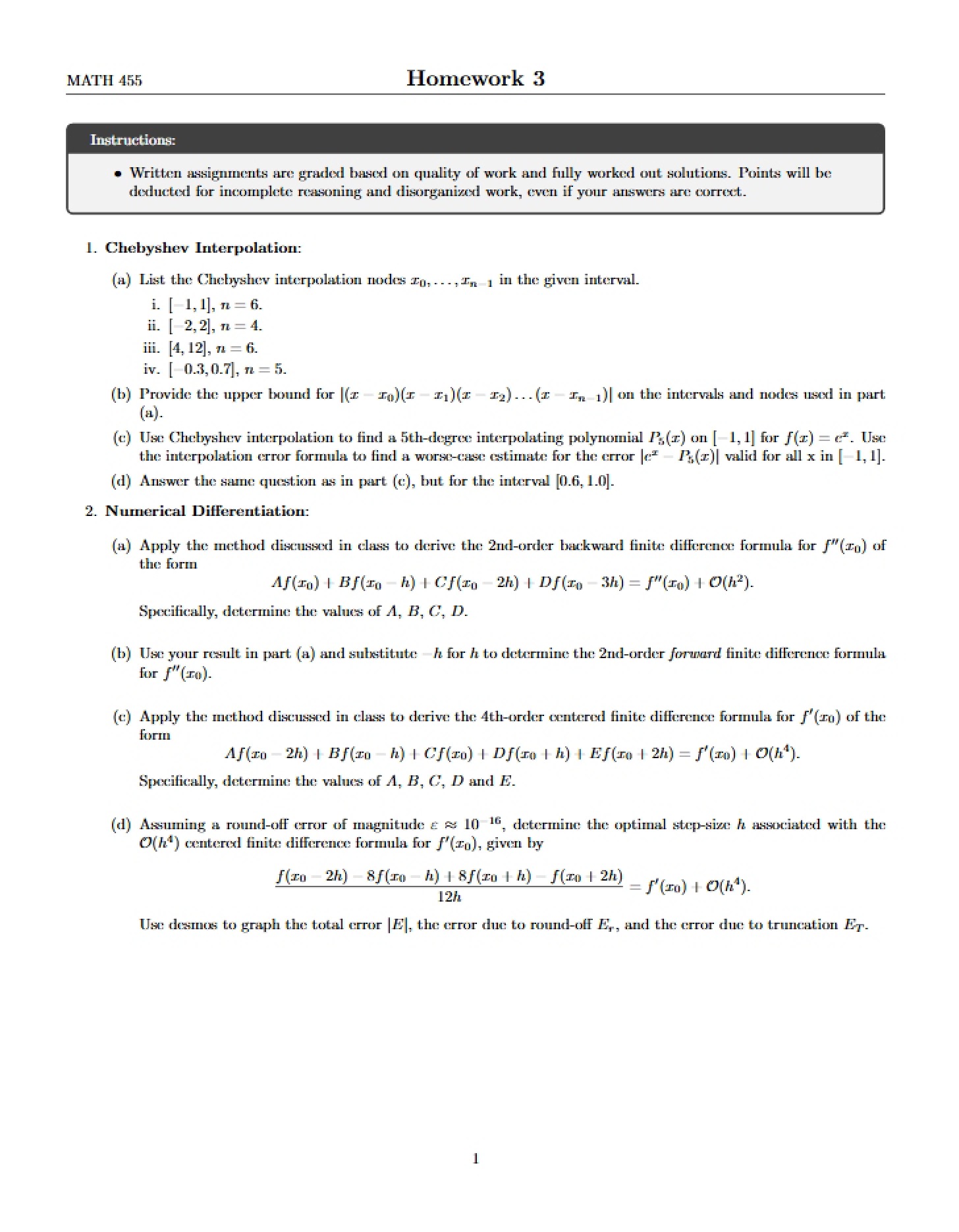 Assignment Three