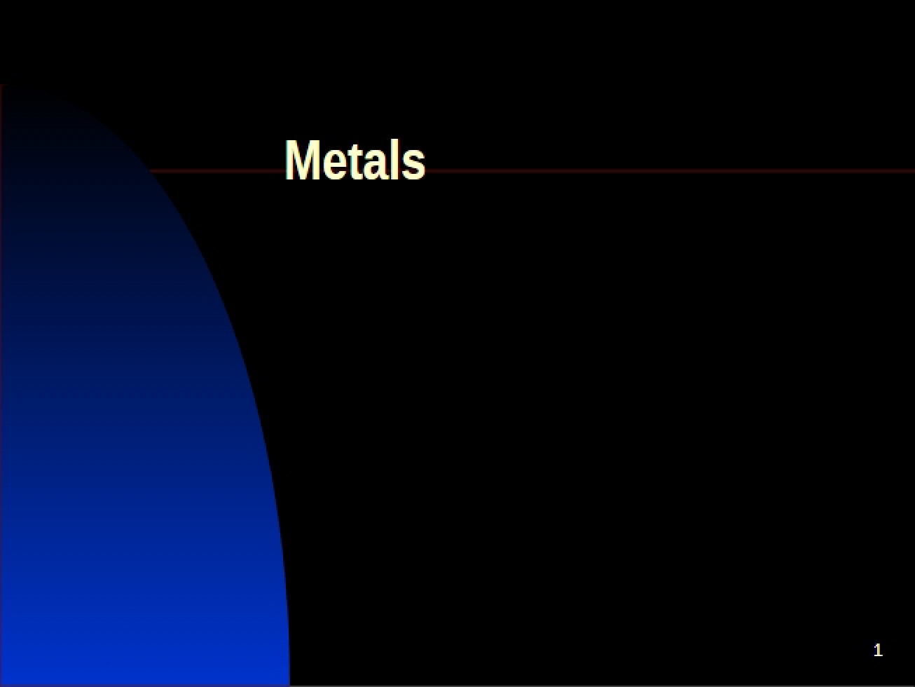 Overview of Metals as Building Materials