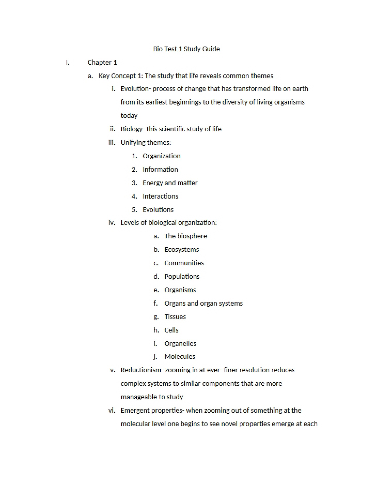 Baseline Proficiency Assessment