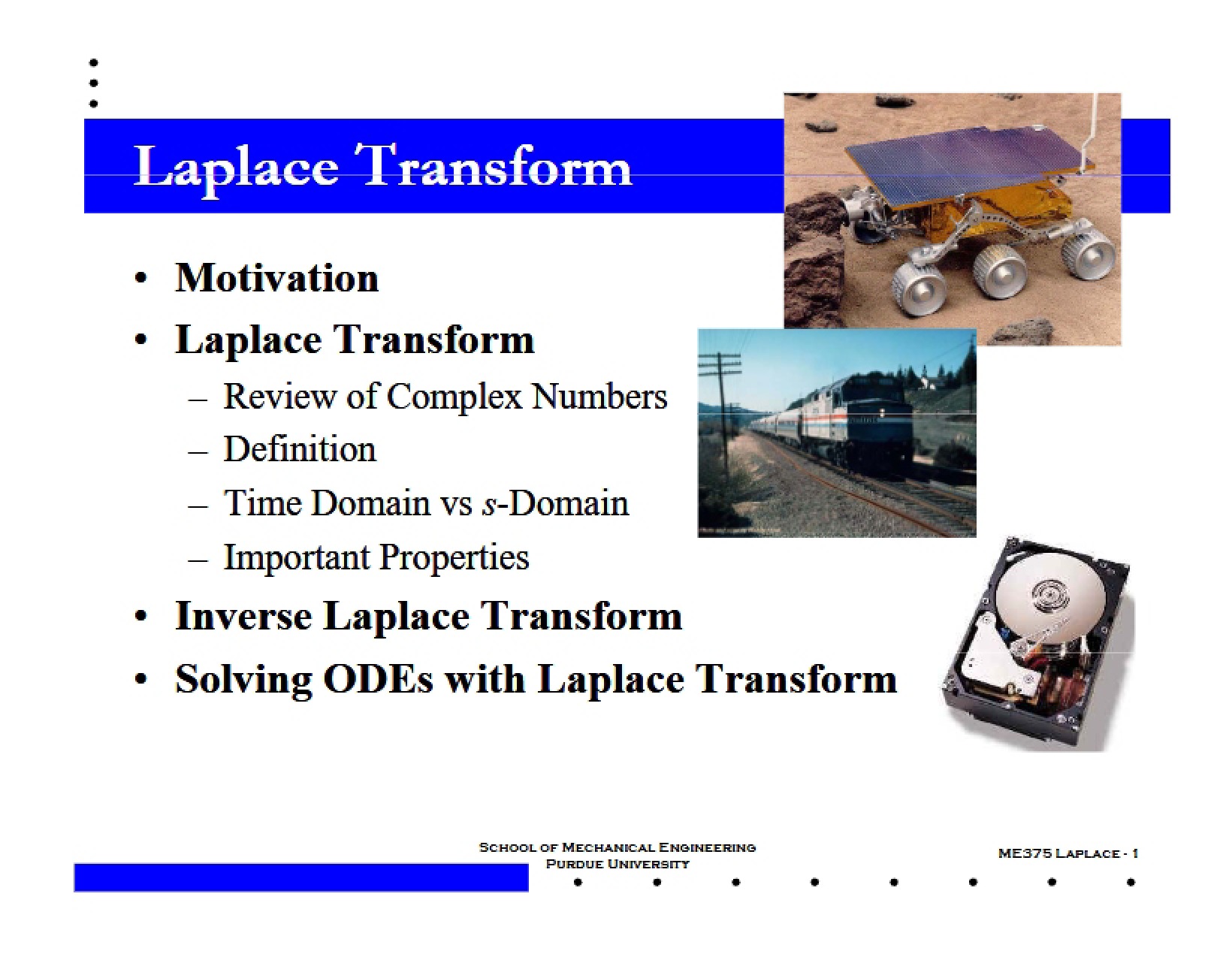 Transforms of Laplace