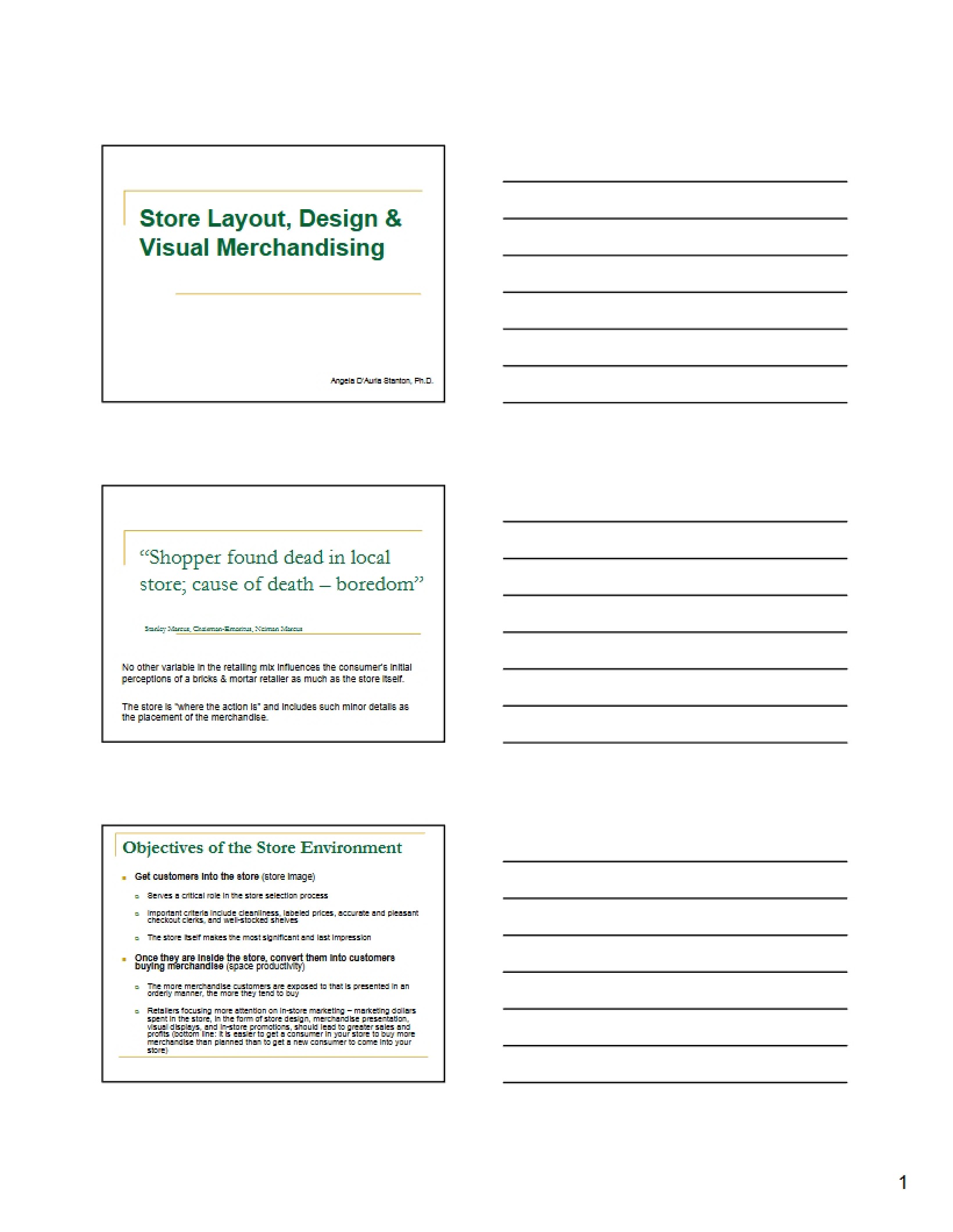 Visual Merchandising Store Design and Layout