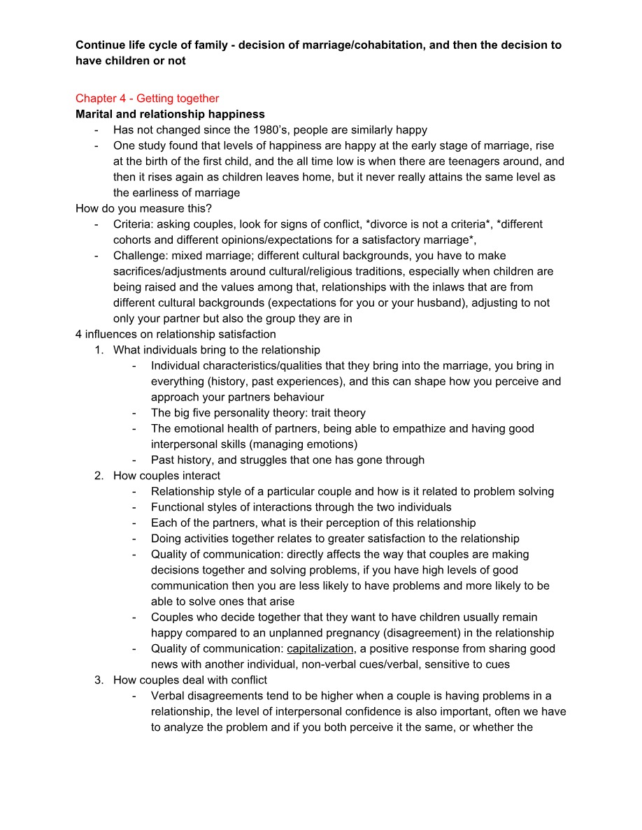 PSY 3123 - Psychology of the Family Course Document